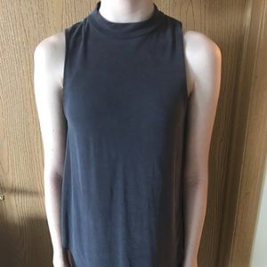 Dark grey AEO high neck tank